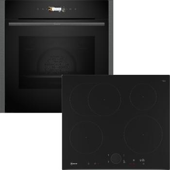 Neff Collection BCR2760G - Backofen-Set, Einbau, B24CR71G0 + T56FUF1L0, Backofen, Induktionskochfeld, 7 Jahre Garantie